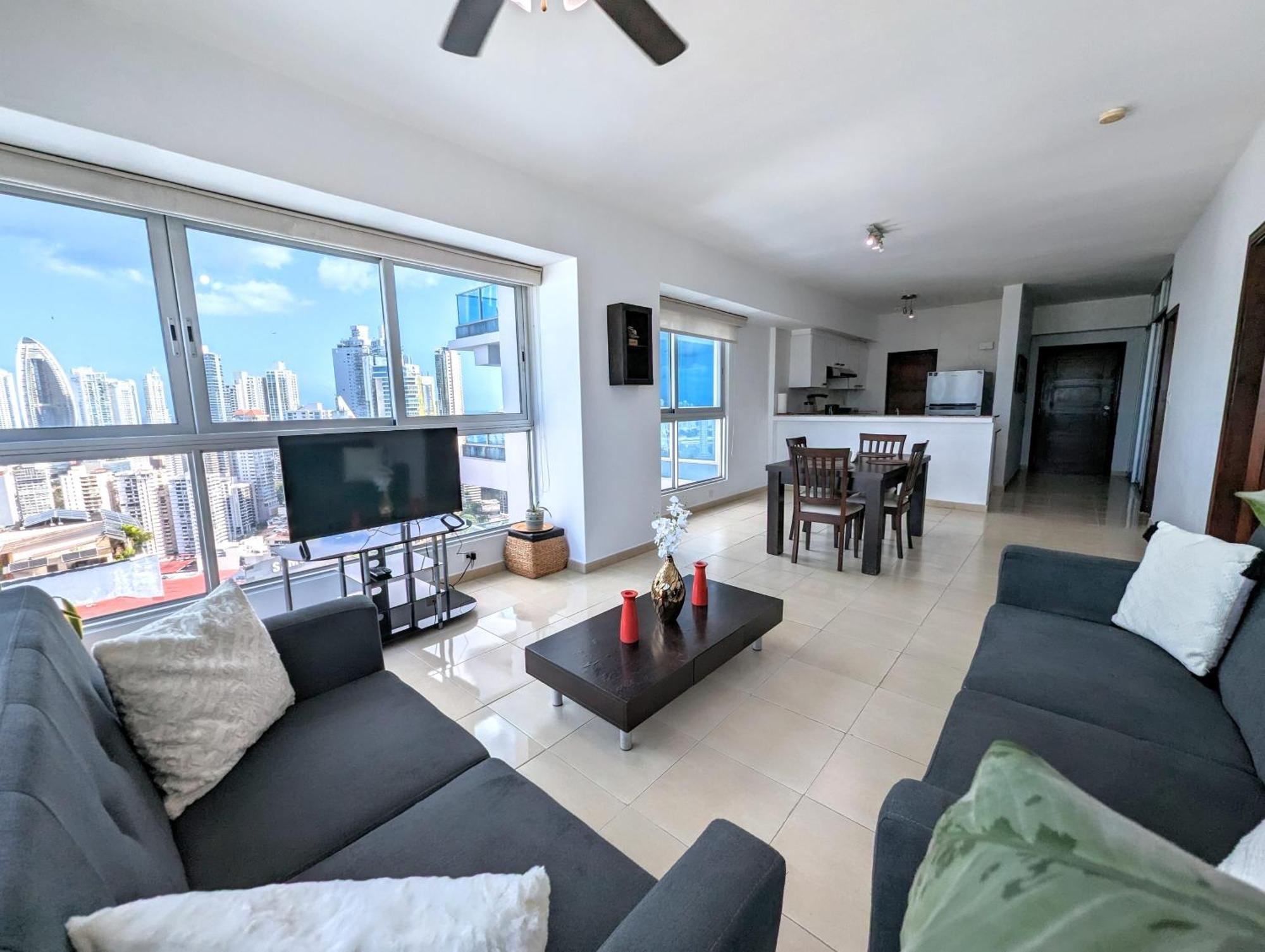 Yc 3602 L Apartamento 2Br En Av Balboa Panama-Stad Buitenkant foto