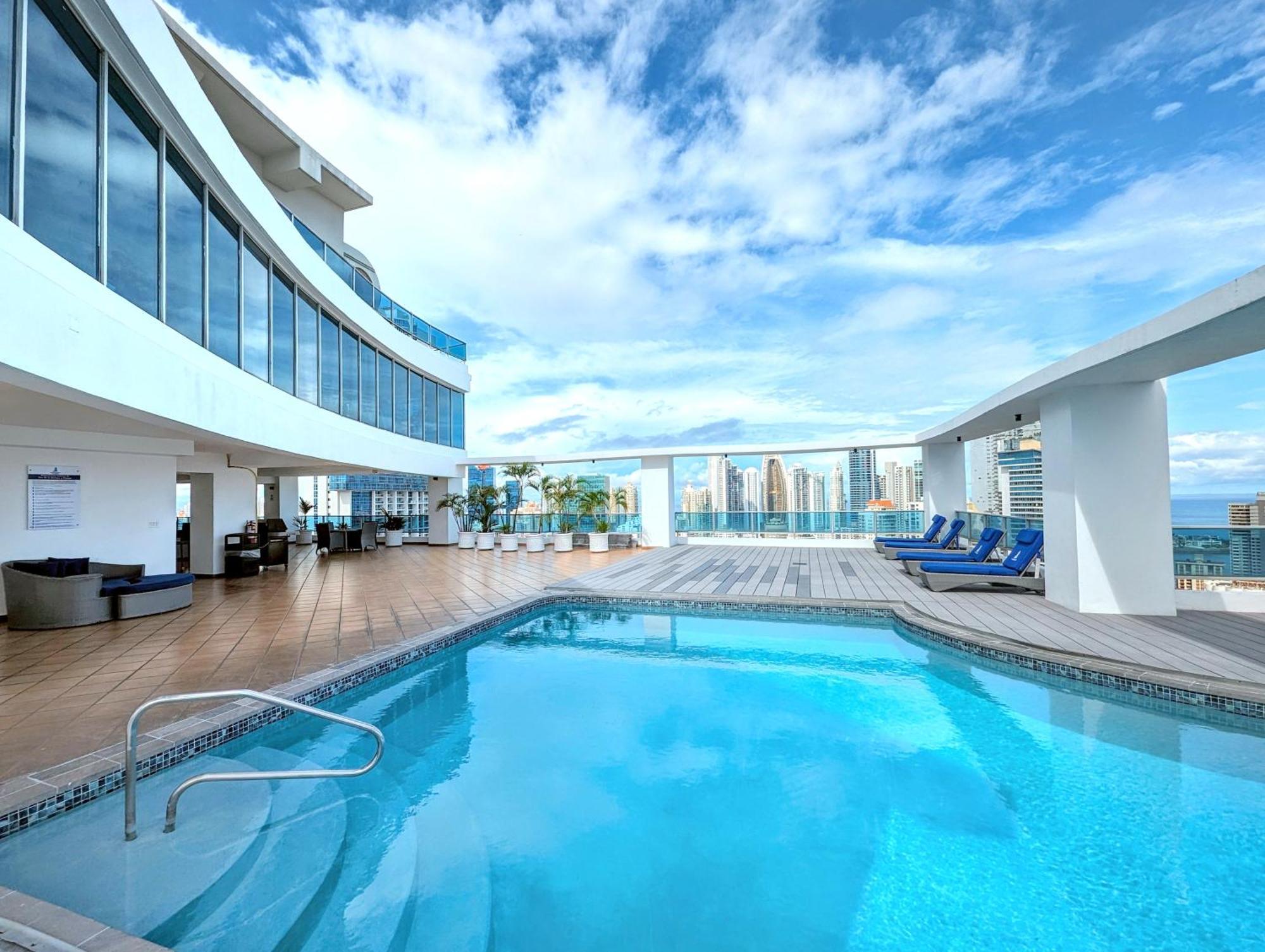 Yc 3602 L Apartamento 2Br En Av Balboa Panama-Stad Buitenkant foto